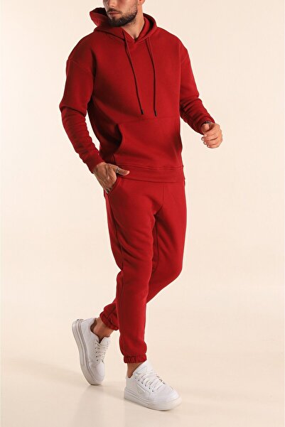 YAKAMEL Set de trening pentru bărbați - Material moale și detaliu interior cu...