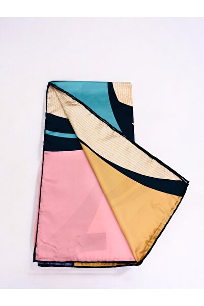 Akel Alfa Twill Eşarp  Kalın Çizgili Desen Ebat 95 x 95