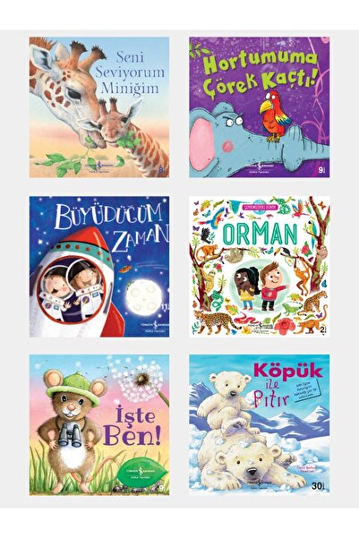 TÜRKİYE İŞ BANKASI KÜLTÜR YAYINLARI Seni Seviyorum Miniğim Hortumuma Çörek Ka...