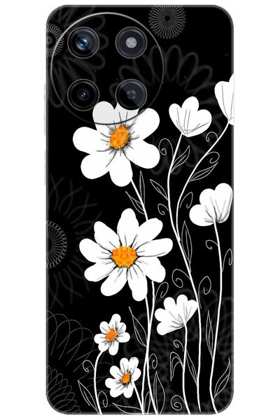 realme 11 (RMX3636) Uyumlu Kılıf Desen Baskılı Silikon Papatya STK:693 CP-Nme...