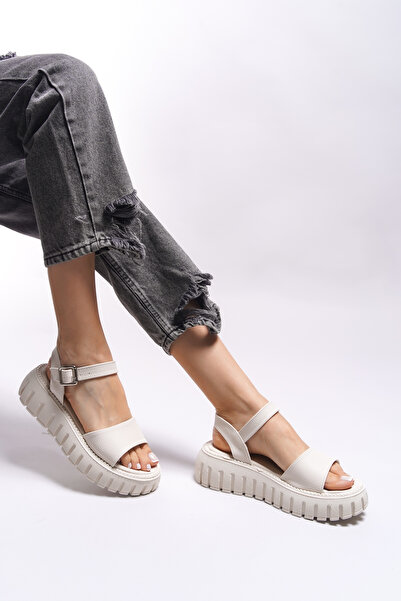 Riccon Sandale Rymlal pentru damă 0012610   Bej