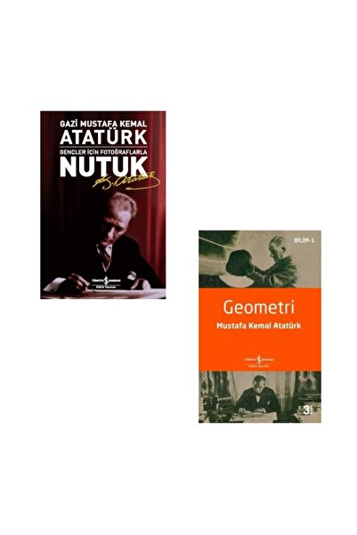 TÜRKİYE İŞ BANKASI KÜLTÜR YAYINLARI Nutuk - Geometri (atatürk'ün Yazdığı 2 Kitap Set)