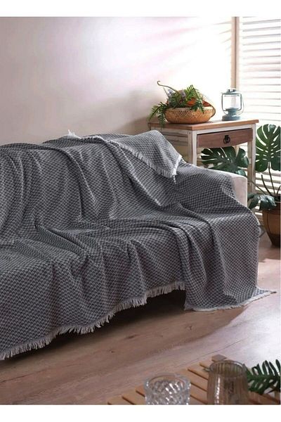 dakkorshome Sofa Cover Sofa Bed Cover Natural Cotton Cloudy Non-Slip Sofa Sofa Bed Cover
