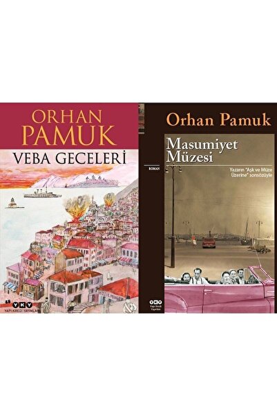 Yapı Kredi Yayınları En Çok Okunan Orhan Pamuk Kitapları Seti 2 Kitap- Veba G...