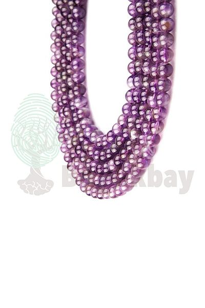 Zeynep Büyükbay 8mm Amethyst Natural Stone String