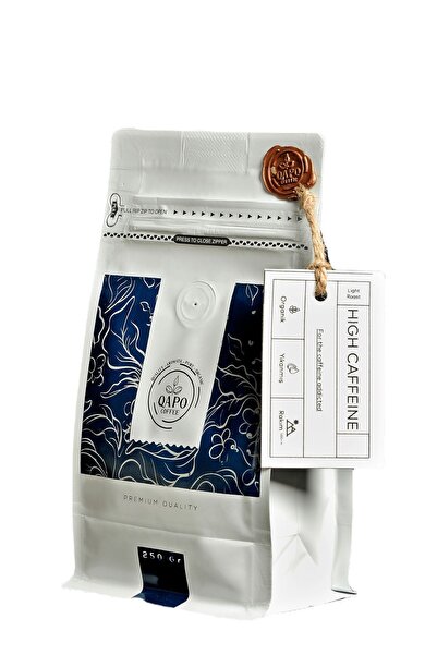 QAPO COFFEE QUALİTY AROMATİC PURE ORGANİC Hıgh Caffeıne Blend / Lıght Roast (...