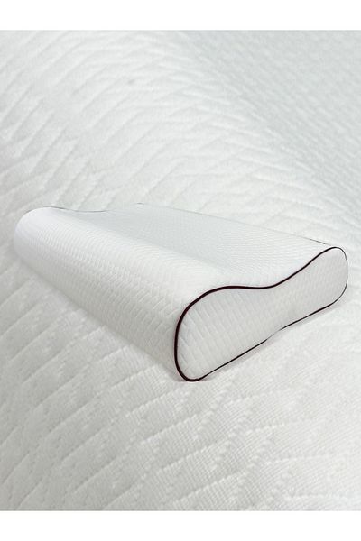 BED LİNE Bedline Visco Double Comfort Pillow with Double Neck Support 38*54*12*13 cm