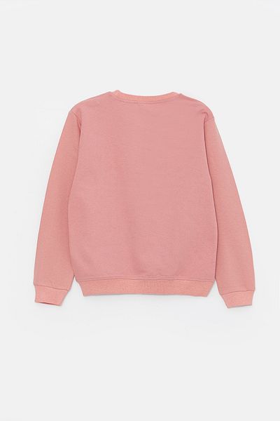 Jack&Roy Girl's Logo Printed Sweatshirt
