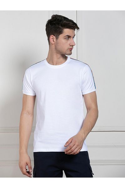 Dennis Lingo By Styli Regular Fit Taping Detail T-Shirt