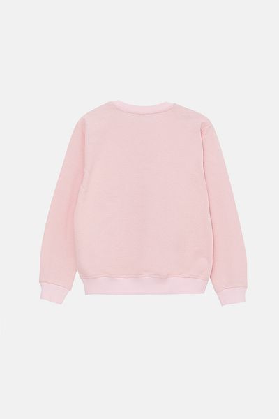 Jack&Roy Girl's Logo Printed Sweatshirt
