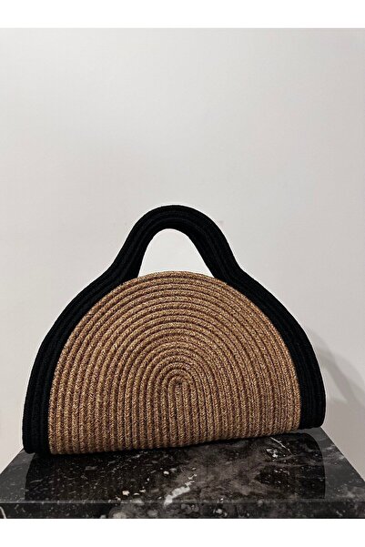 Kontes Sunshine Straw Portfolio - Women's Special Design Handbag