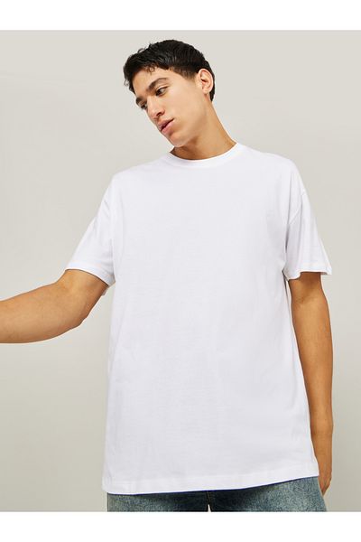 Styli Solid Oversized Pure Cotton T-Shirt