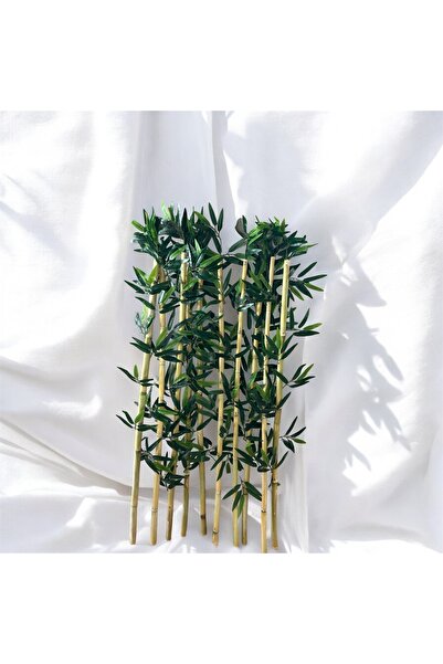 OzcanStore ÖZCAN FLOWERS 120 CM 10’LU ISLAK DOKULU YAPAY BAMBU