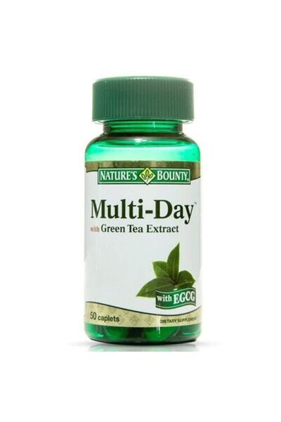 Nature's Bounty متعدد الأيام مع مستخلص الشاي الأخضر 50 قرصًا