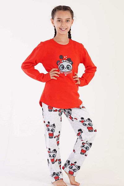 VİENETTA 9-10/15-16 Girl's Pajama Set - Long Sleeve