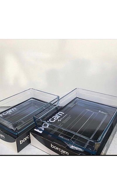Paşabahçe 159128   Set of 2 Rectangular Pyrex (Large and Small Size)