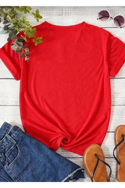 by dark Oversize Printed T-Shirt - Crew Neck, Loose Cut