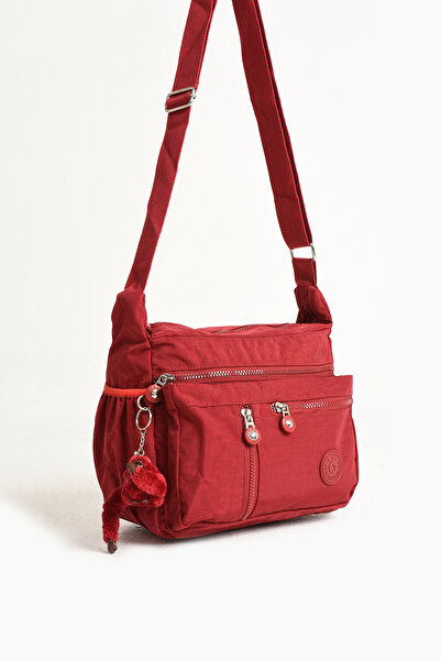 Çanta Trend 571 Collectisons - Ultra Light and Multi Pocket Crossbody Shoulder Bag Monkey Keychain Gift