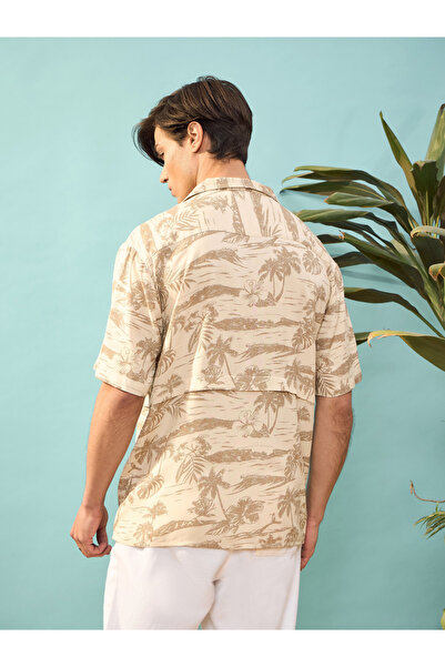Mascln Sassafras By Styli Tropical Print Relaxed Fit Shirt