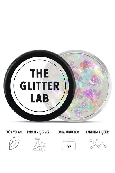 The Glitter Lab Shiny Glitter Gel Form - Lovely Ghost Design