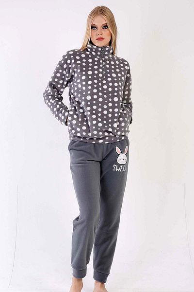 VİENETTA Γυναικείο Σετ Πυτζάμες Fleece - 303178