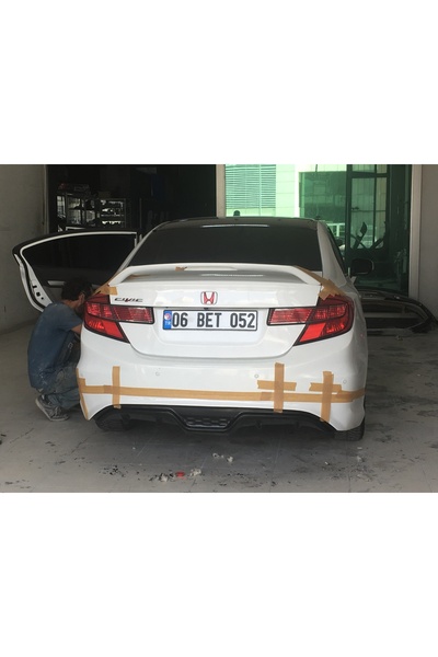 Fifty Tunning HONDA CİVİC FB7 Sİ SPOİLER SPOYLER FİBER BOYASIZ