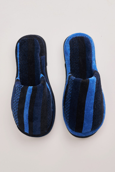 Homelover %100 Pamuk Kalın Tabanlı Yumuşak Havlu Kumaş Unisex Ev Terliği