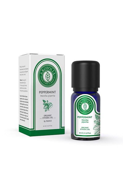 arotolia 100% Organic Certified Peppermint Oil That Helps Breathe 10ml