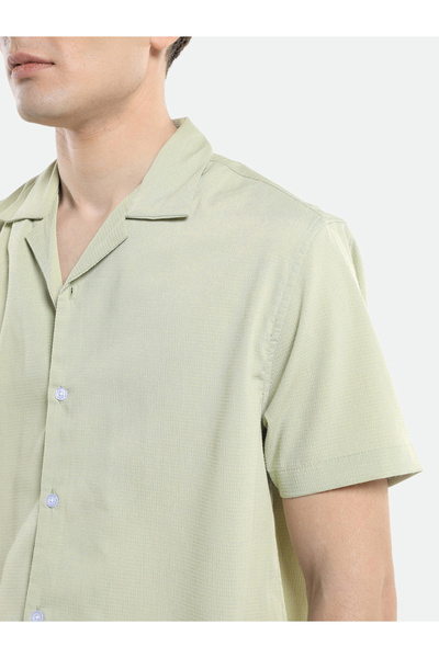 Dennis Lingo By Styli Textured Casual Shirt with Buttons