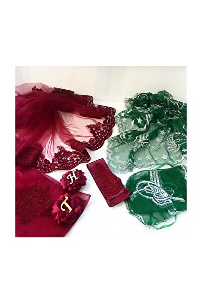 Evsay Gelin Duvağı Kardeş Kuşağı Ve Damat Şalı El Gülü