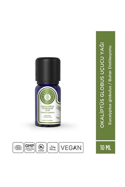 arotolia 100% Organic Certified Eucalyptus Oil That Helps Breathe & Unclog Nose 10ml