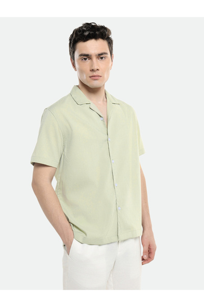 Dennis Lingo By Styli Textured Casual Shirt with Buttons