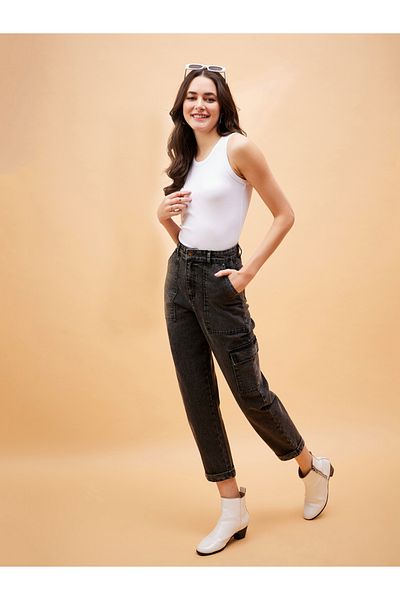 Sassafras By Styli Ribbed Round Neck Tank