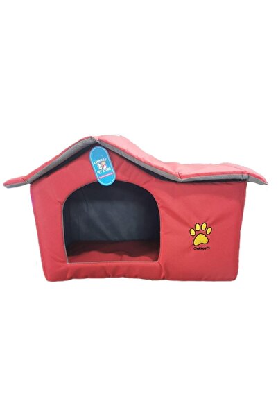 chakie pet store Chakie Çatılı Büyük Impertex Kedi Köpek Kulübe Yatağı 46 X 69 X 40 Cm