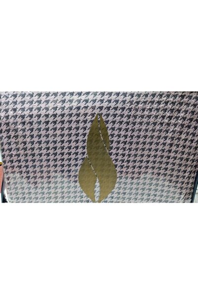 Altınkoza Kaz Ayağı Standart Takım Koltuk Örtüsü (3+2+1+1)-Pudra