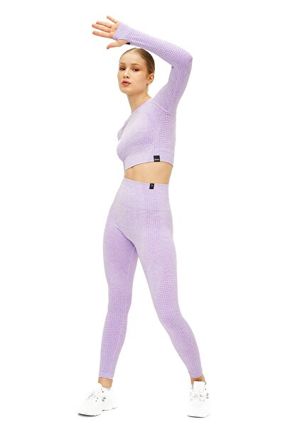 cervus Set cu talie înaltă fără cusături - bustieră cu mânecă lungă și colanț...