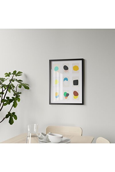IKEA RÖDALM siyah çerçeve , siyah, 46x61 cm