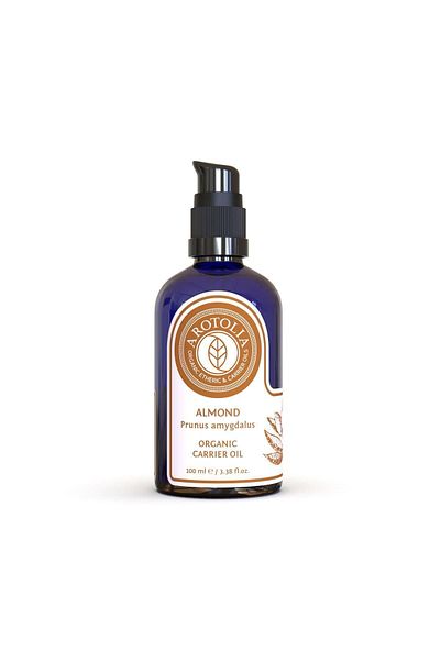 arotolia 100 ml Vegan Sweet Almond Oil - 100% Organic Certified