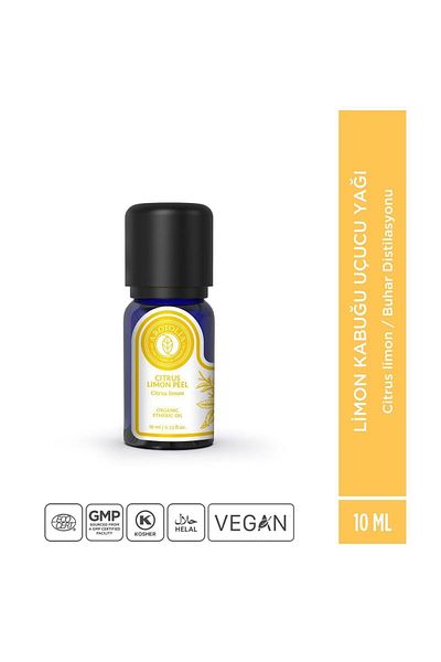 arotolia 100% Organic Certified Lemon Peel Oil That Helps Revitalize & Remove Skin 10ml