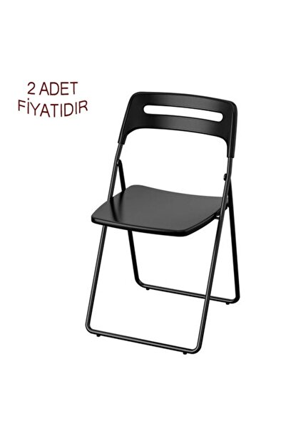 REALBABY 2 Adet Katlanır Kamp Mutfak Balkon Sandalyesi Katlanabilir Taşınabil...
