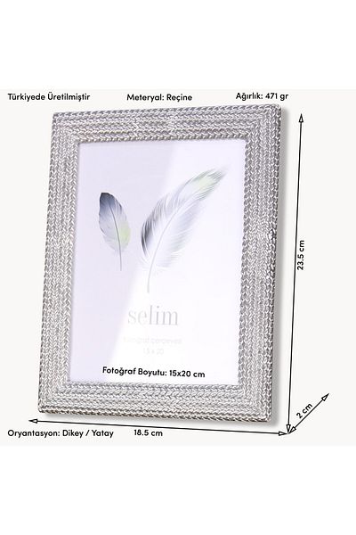 Selim Lovisa 15X20 Silver Frame