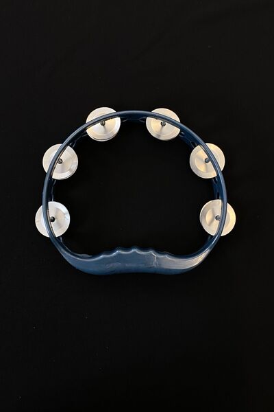 ZEYMERADE Mavi Gelin Nedime Tefi, Kına Gecesi Düğün Sünnet Bride Plastik Zill...