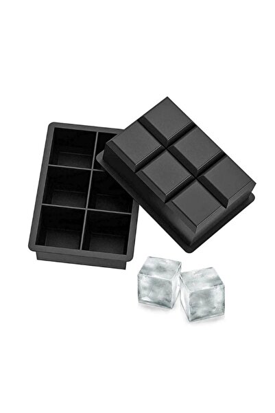 Genel Markalar 20-24,9 L Pratik 6 Bölmeli Büyük Boy Kare Şekilli Buz Kalıbı |...