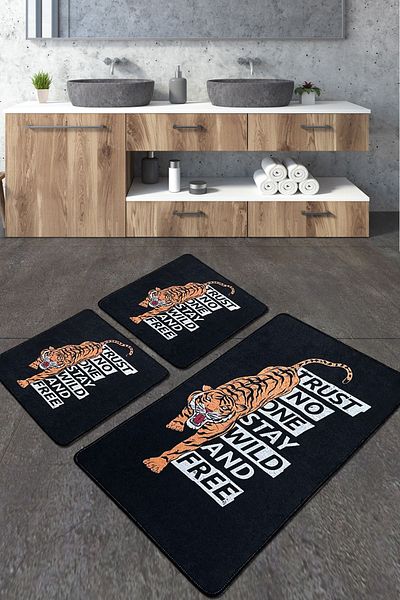 Chilai Home Trust Bathroom Rug Set of 3 Djtbanyo