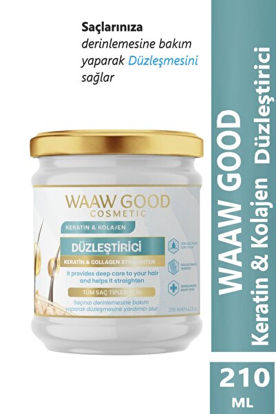 WAAW GOOD Düzleştirici Güçlendirici Onarıcı Kolajen&Keratin Saç Bakımı 210 ML