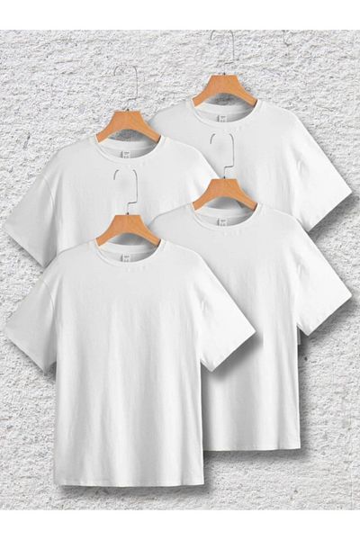 VASK Campaign Pack Tricou supradimensionat pentru copii, unisex, simplu, de bază, din bumbac