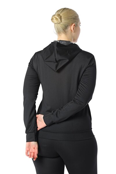 Sweet Sauna Enboy Flexible Unisex Black Thermal Tights and Hooded Set