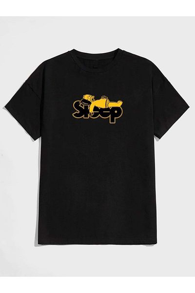VASK Unisex SIMPSON εμπριμέ μπλουζάκι Oversize