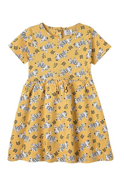 Victor and Jane By Styli Zebra Graphic Print Drawstring Dress