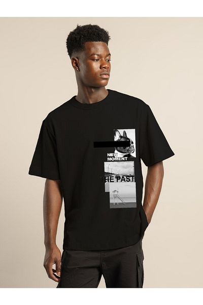 MODADEER Unisex The Past Oversize Tshirt